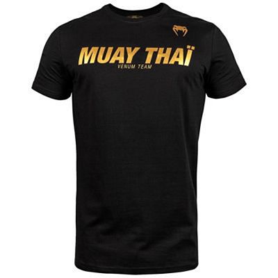 Venum Muay Thai VT T-shirt Negro-Oro